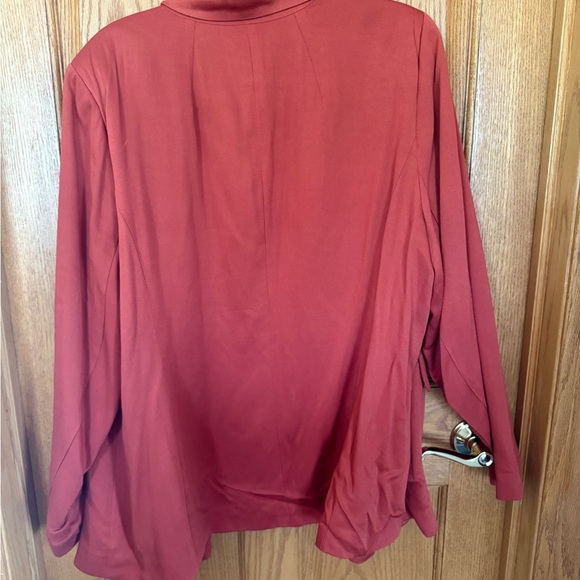 Burnt Orange Livhtweight Lined Blazer - Picture 4 of 4